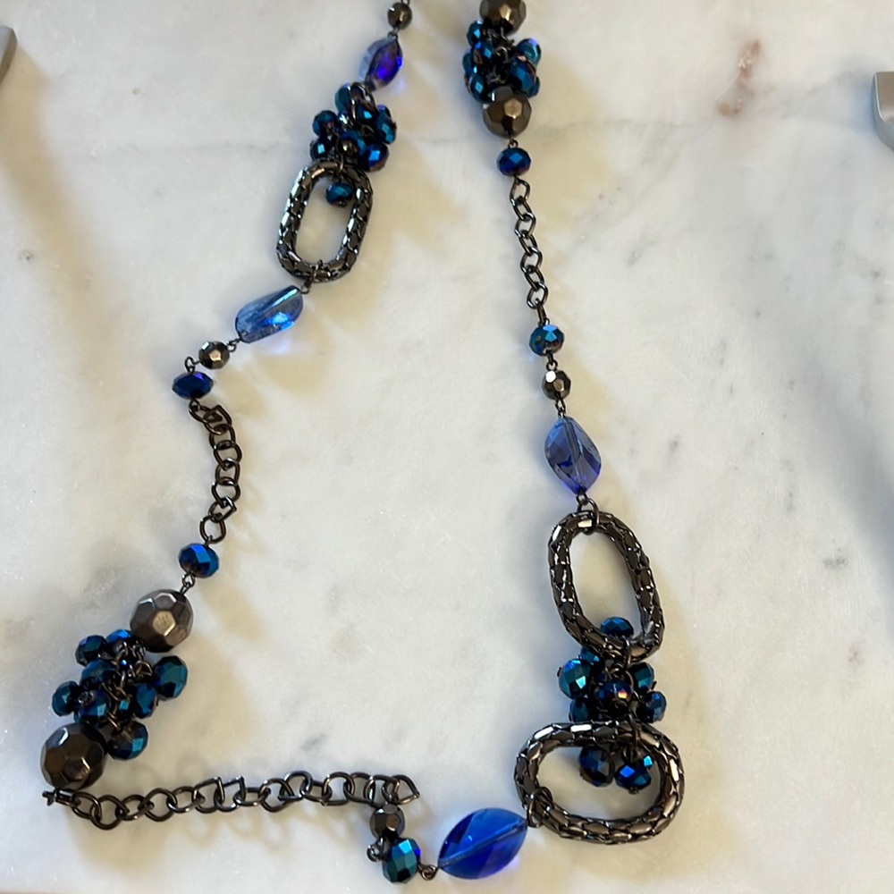 Blue Fashion Necklace